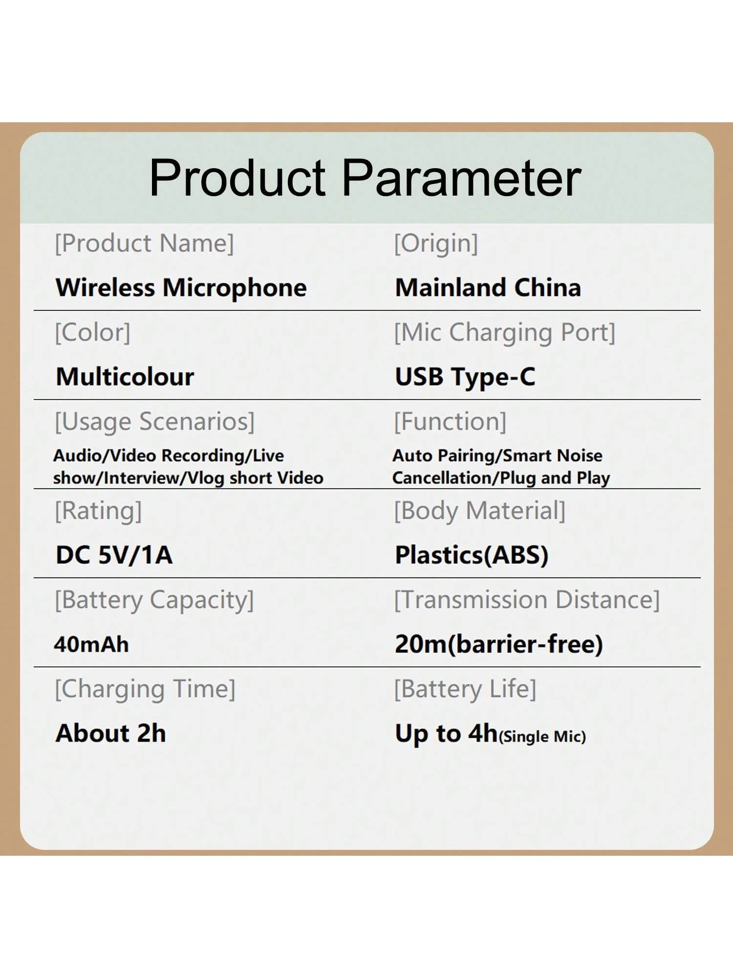 Wireless Professional  Lavalier Microphone for Smartphones,Wireless Microphone Plug-Play,Lapel Mic for Video Recording,Teaching, Interviews,Podcast,Cordless Omnidirectional Condenser Recording Mic for Vlog