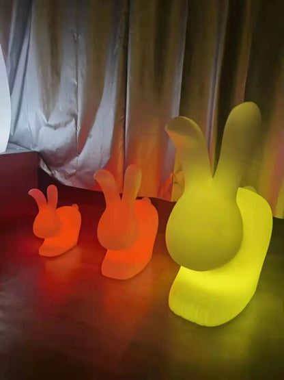 Customized Outdoor LED Rabbit Night Light Cute Chang'E Flying Moon Park Landscape Festival Celebration Lamp for Christmas