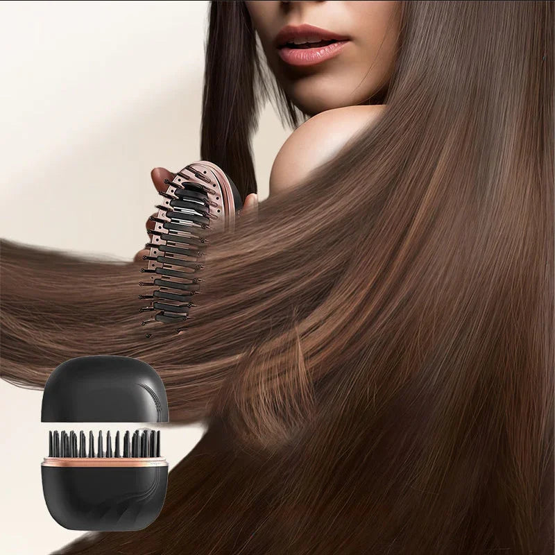 Mini Hair Straightening Comb Wireless Charging Portable Multifunctional Hair Care Not Hurt Hair Styling Comb Hair Straightener