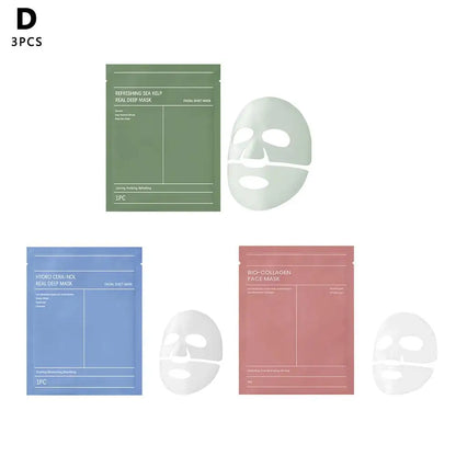 Bio-Collagen Face Mask Protein Hydrogel Soft Gel Mask Night Moisturizing for Women Skin Care Products