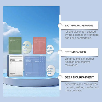 Bio-Collagen Face Mask Protein Hydrogel Soft Gel Mask Night Moisturizing for Women Skin Care Products