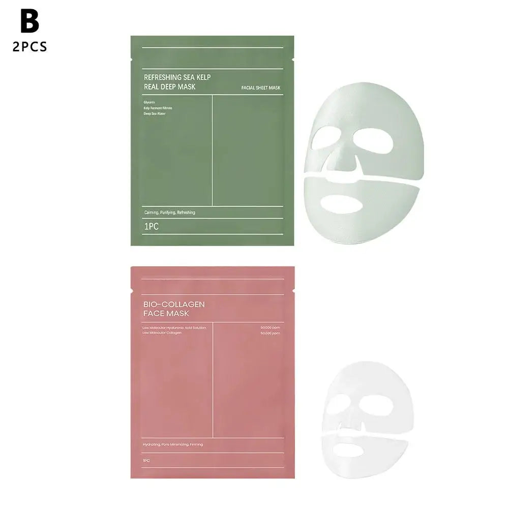 Bio-Collagen Face Mask Protein Hydrogel Soft Gel Mask Night Moisturizing for Women Skin Care Products