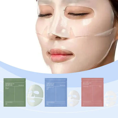 Bio-Collagen Face Mask Protein Hydrogel Soft Gel Mask Night Moisturizing for Women Skin Care Products