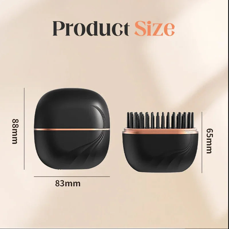 Mini Hair Straightening Comb Wireless Charging Portable Multifunctional Hair Care Not Hurt Hair Styling Comb Hair Straightener