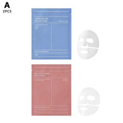 Bio-Collagen Face Mask Protein Hydrogel Soft Gel Mask Night Moisturizing for Women Skin Care Products